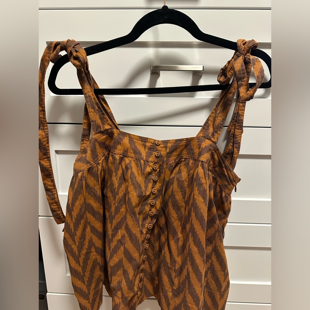 Ulla Johnson Iris Tank in Mahogany